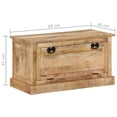 thumbnail image 4 of vidaXL Shoe Storage Bench 85x40x45 cm Solid Mango Wood, 4 of 5