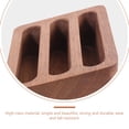 thumbnail image 5 of Wooden Business Card Storage Box Desktop Card Rack 3 Grid Display Base, 5 of 6