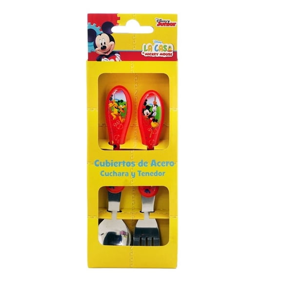 Cubiertos Disney Mickey Mouse de Acero