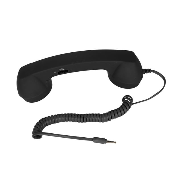 Combiné Rétro 3,5 mm, Combiné de Téléphone Cellulaire 3,5 mm + USB‐C, Combiné de Téléphone Vintage Anti‐radiation avec Prise 3,5 mm pour Téléphone Intelligent