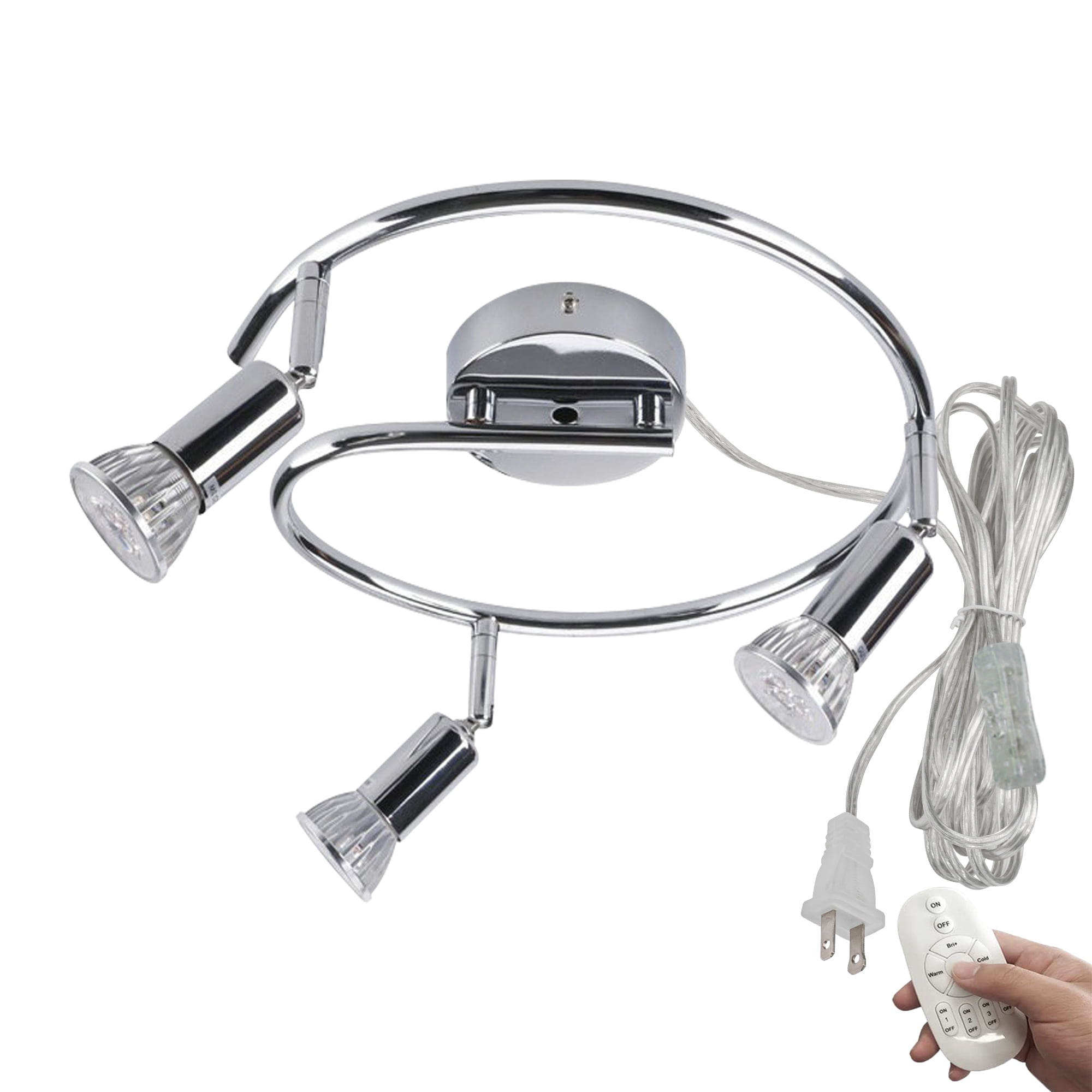 FSLiving Circular Ceiling Lamp MultiDirectional Close to Ceiling