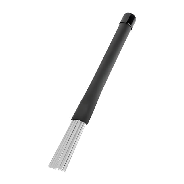 Accesorios de percusión con escobillas para batería, baquetas telescópicas profesionales, baquetas para batería. Blanco