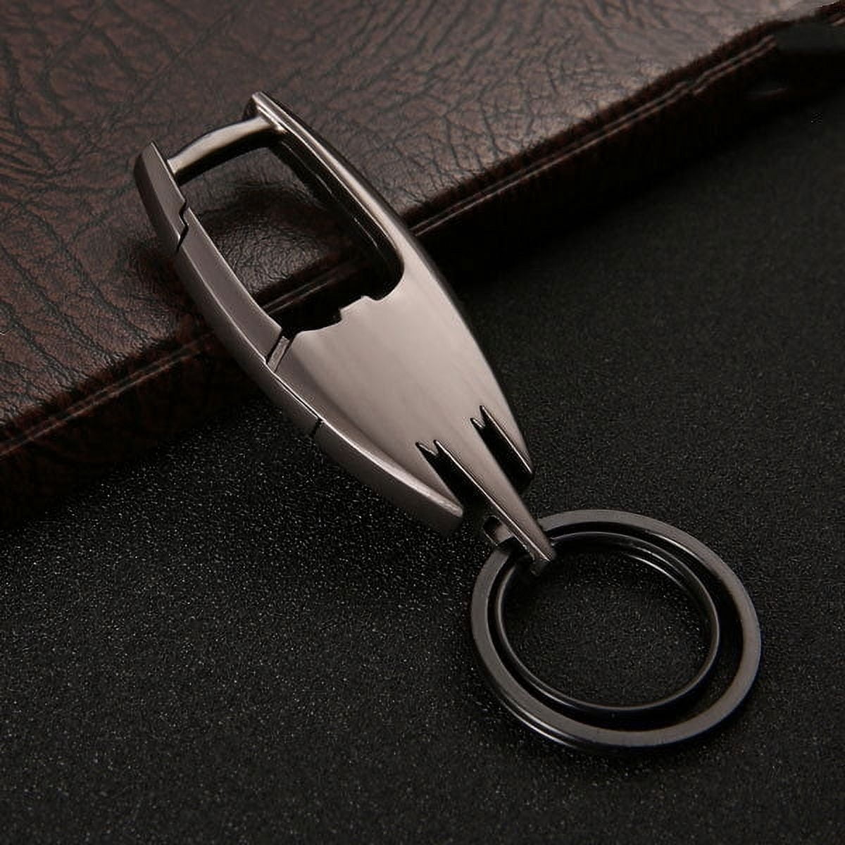 Unisex Metal Keychain Stainless Steel Key Ring Durable Doll Keyring Gifts Car Keyring Present for Advertising