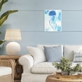 thumbnail image 2 of Stupell Industries Blue Jellyfish Expression Wall Plaque Art, design by Camila Juncos, 14 x 11, 2 of 7