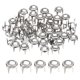 thumbnail image 1 of Uxcell 80Pcs Rhinestone Studs 0.24"x0.31" Cobre para Manualidades Plata Blanca, 1 of 7