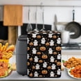 thumbnail image 4 of ZUXONGSY Halloween Ghost Air Fryer Cover Dust Cover Pressure Cooker Dust Cover with Front Pocket with Pockets and Handle Pumpkin Anti-Fingerprint Rice Cooker Coffee Machine Cover, 4 of 7