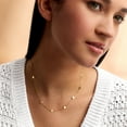 thumbnail image 4 of Pure Collection by Ross-Simons Italian 14kt Yellow Gold Disc Station Necklace, Women's, Adult, 4 of 6