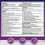 Equate Omeprazole Delayed Release Coated Tablets 20 mg, Wildberry Mint, 14 Count, Compare to Prilosec OTC