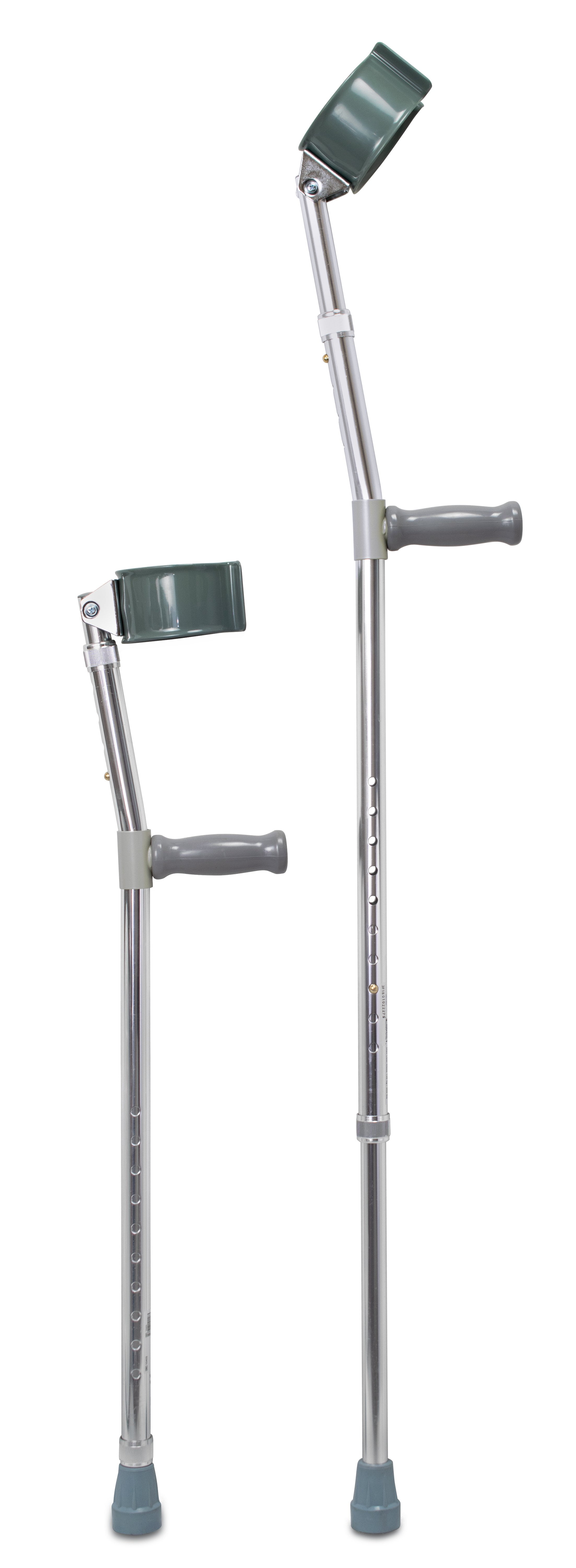 Mckesson Forearm Crutches Adult Steel Frame 300 lbs. Weight Capacity
