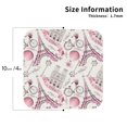 thumbnail image 2 of Naloa Romantic Travel In Paris Coasters for Set of 4 - PU Leather Coasters, Coasters for Table Cup Tea Coffee Beer, Decorative for Kitchen Homedecor (Round), 2 of 6