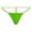 Green, variant on Men's Low Rise Triangle Pouch Thong Underwear Pocket Briefs T Back Design, Pink