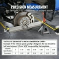 thumbnail image 3 of VEVOR Wheel Alignment Tool, 2-Pack Toe Alignment Toe Plates, Stainless Steel Wheel Alignment Tool Plate, Toe Angle Accurate Measurement, 3 of 9