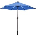 thumbnail image 5 of Gymax 9 ft Patio Table Market Umbrella Yard Outdoor w/ Solar LED Lights Blue, 5 of 8