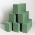 thumbnail image 6 of Dserhfy 2/6 Pcs Floral Foam Blocks for Alive And Artificial Flowers Arrangement 9" x 4" Green Wet & Dry Flower Foam for Home Wedding Garden Decor, 6 of 7