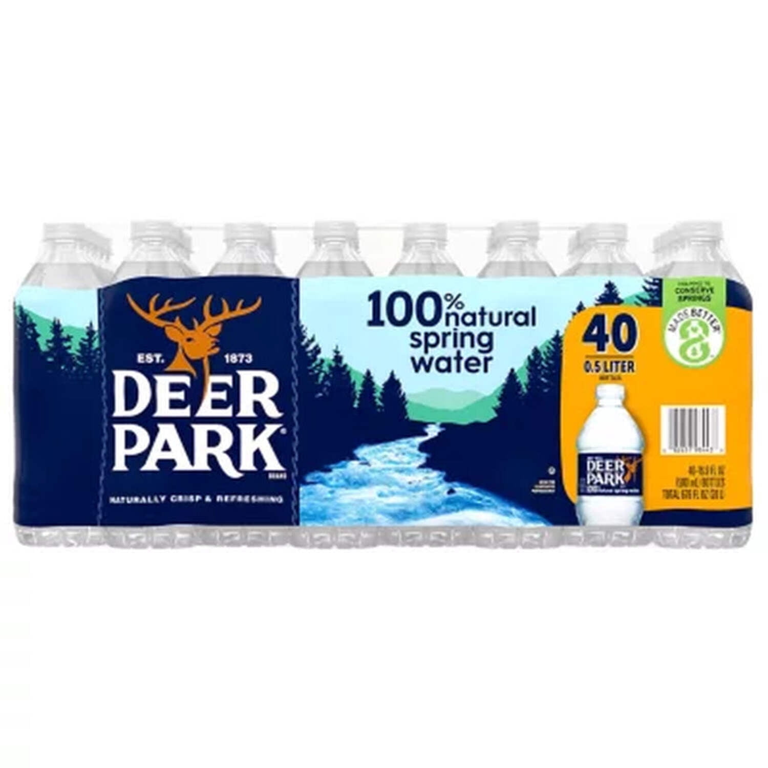 New Pack Deer Park 100% Natural Spring Water 16.9oz (40pk)