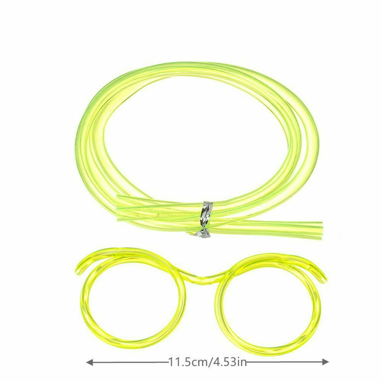  8 Pieces Silly Straw Glasses Eyeglasses Straws Eyeglasses Crazy  Fun Loop Straws Novelty Drinking Eyeglasses Straw for Annual Meeting, Fun  Parties, Birthday, Assorted Colors : Health & Household
