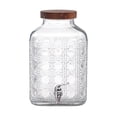 thumbnail image 1 of Hometrends Clear Embossed Dispenser with PP Spigot, 1 of 8