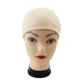 thumbnail image 1 of Ice silk Wigs Cap for Women Bald Cap Soft Breathable Wigs Grip Cap Elastic Wig Cap for Wigs Even Cancer Chemotherapy Patients (Beige), 1 of 3