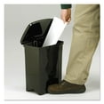 thumbnail image 3 of Safco Products Step-on Receptacle, Rectangular, Plastic, 4 Gallon, Black, 3 of 3