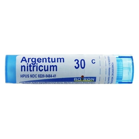 Argentum Nitricum Silver Nitrate 30C Pellets -- 80 ct., Homeopathic Medicine By