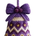 thumbnail image 3 of KIT Navidad Santa Claus Bell ORNAMENT RET para Amigos Y Familiares () Purple, 3 of 9