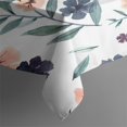 thumbnail image 3 of Pioneer Flower Floral Print Pattern Rectangle Tablecloth 60"x84",Waterproof Polyester Rectangle Table Cloth, Wipeable Spillproof Polyester Tablecloth for Dining, Camping, Indoor and Outdoor, 3 of 5