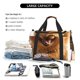thumbnail image 5 of Disketp Happy Fluffy Running Dog Bolsa de Viaje Tipo Duffle, Bolso de Mano para Fin de Semana para Mujer, Bolsa de Gimnasio Ligera para Hombre, Esencial para Viajes, 5 of 7