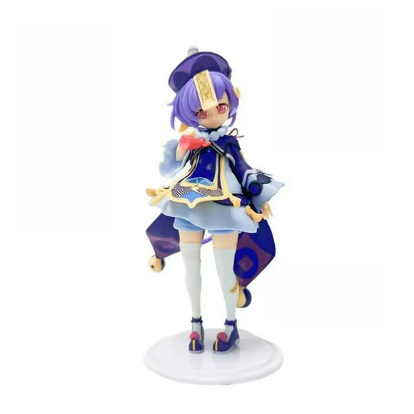 Figura de anime Genshins Impacts Qiqi modelo PVC de 17 cm