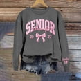 thumbnail image 1 of Embroidered Senior Sweatshirt Class of 2027, Senior Graduation Back to School Gifts Long Sleeve Cute Tops Oversized Pullover Fall Outfits, 1 of 5