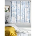 thumbnail image 2 of Blue Grey Branches Sheer Curtains for Living Room Bedroom Vintage Blue Forest Gray Sheer Curtains 72 Inch Long 2 Panels Set Light Filtering Curtain Window Treatments Drapes for Dining Room, 2 of 6