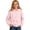 Light Pink, variant on GobdXE Solid Cotton Blend Girls Zip Up Hoodie Long Sleeve Dual Patch Pocket Loose Casual Children Jacket Sweatshirt,2-3 Years(Sky Blue)