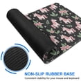 thumbnail image 6 of Long Mouse Pads for Desk,Black Cartoon Unicorn Floral Pattern Desk Mats on Top Of Desks, Desk Mouse Pad Extra Large with 3mm Non-Slip Base and Stitched Edge for Gaming,Office,Work,Home 31.5"x11.8", 6 of 6