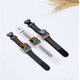 thumbnail image 3 of Sport Band Compatible for Apple Watch Bands 38mm 40mm, Breathable Soft Silicone Sport Replacement Strap Women Men Compatible for iWatch Series 7/SE/6/, 3 of 4