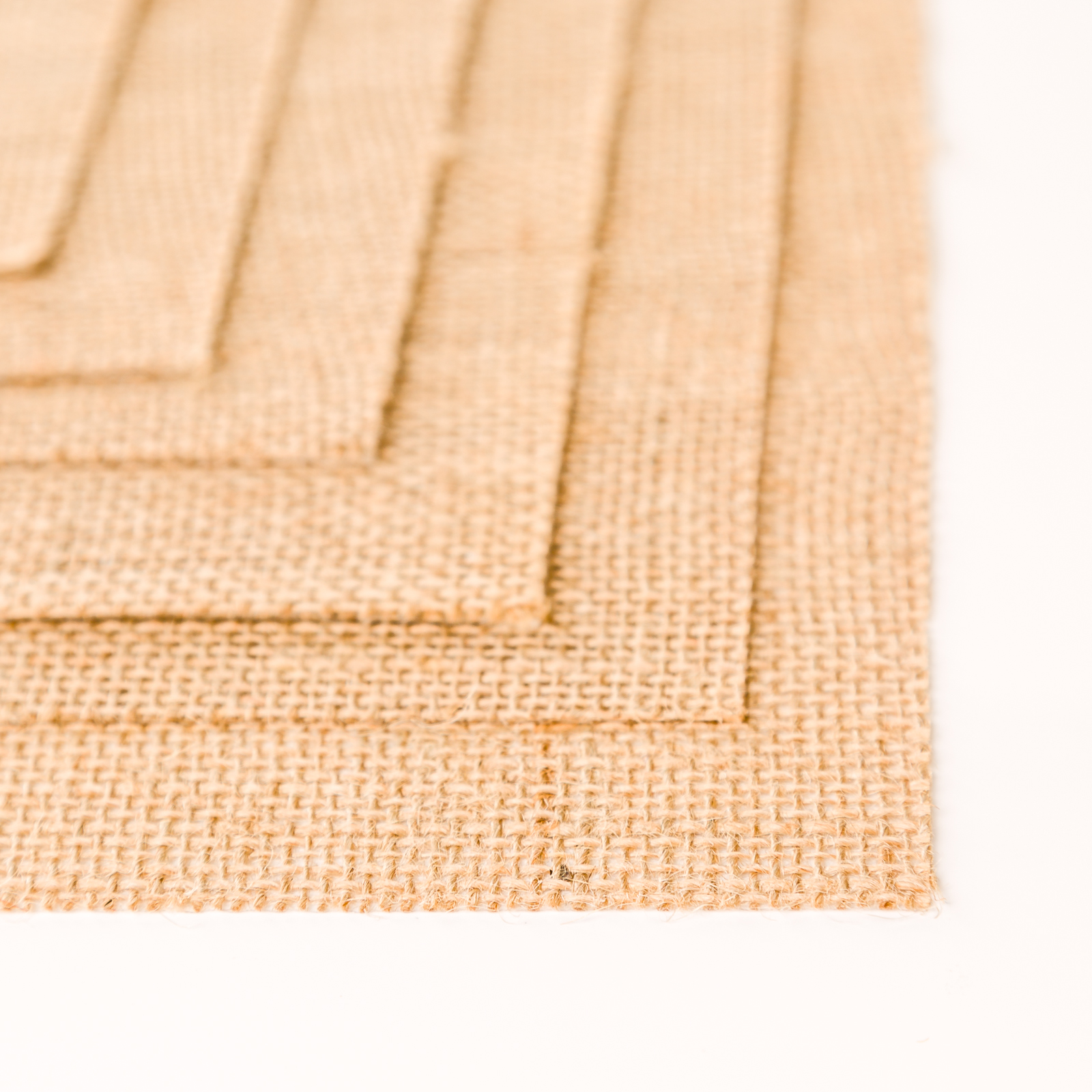 Creative Essentials 8.5" X 11" Laminated Burlap Sheets Natural, 6 Sheets
