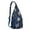 Blue-4, variant on Waterproof Sling Backpack for Women – Lightweight Crossbody Chest Bag with Adjustable Strap for Travel & Outdoor – Hawaiian Sea Turtle Print, Tropical Ocean Marine Life Design