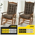 SUNROX Memory Foam Jumbo Rocking Chair Cushions, Set of Seat & Back ...