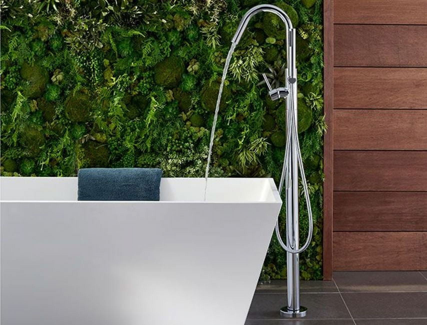 Pfister Modern Free Standing Tub Faucet in Matte Black