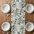 thumbnail image 4 of Table Runner 36 Inches Long for Kitchen Dining, Spring Flowers Dresser Scarf Farmhouse, Dining Table Decorations for Wedding/Parties, Watercolor Floral Leaves Botanical Beige 13 x 36 In, 4 of 8