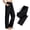 Black, variant on Women's Petite Athletic Pants with Side Pocket and Elastic Waist for Comfort Running and Active Wear