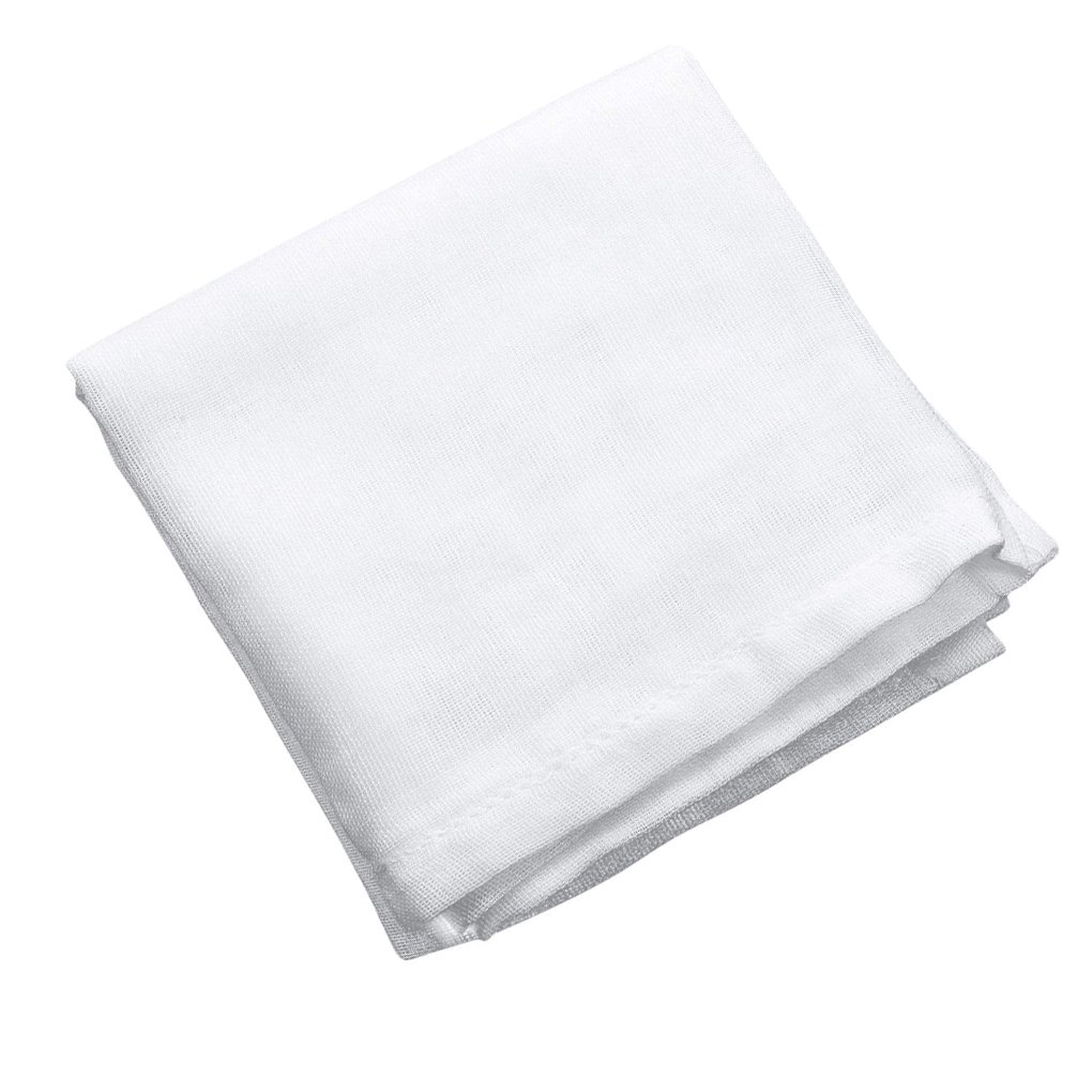 8 Tissus En Mousseline Coton 50x50cm - Pour Filtrage Lait, Jus, Tofu - Réutilisables Et Lavables