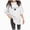 A1-White, variant on Women Short Sleeved Shirt Ladies Wear Knit T-Shirt Loose Large Short Sleeved Casual Tees