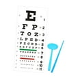 thumbnail image 4 of Tabla de pared para examen optométrico (22,05" x 10,24"), decorativa de PVC, con oclusor y puntero, ideal para escuelas, oficinas, hospitales y estudiantes. Oclusor de ojos azules, 4 of 9