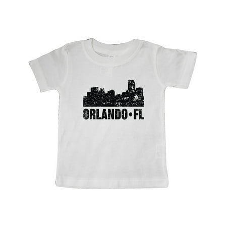 

Inktastic Orlando Skyline with Grunge Gift Baby Boy or Baby Girl T-Shirt