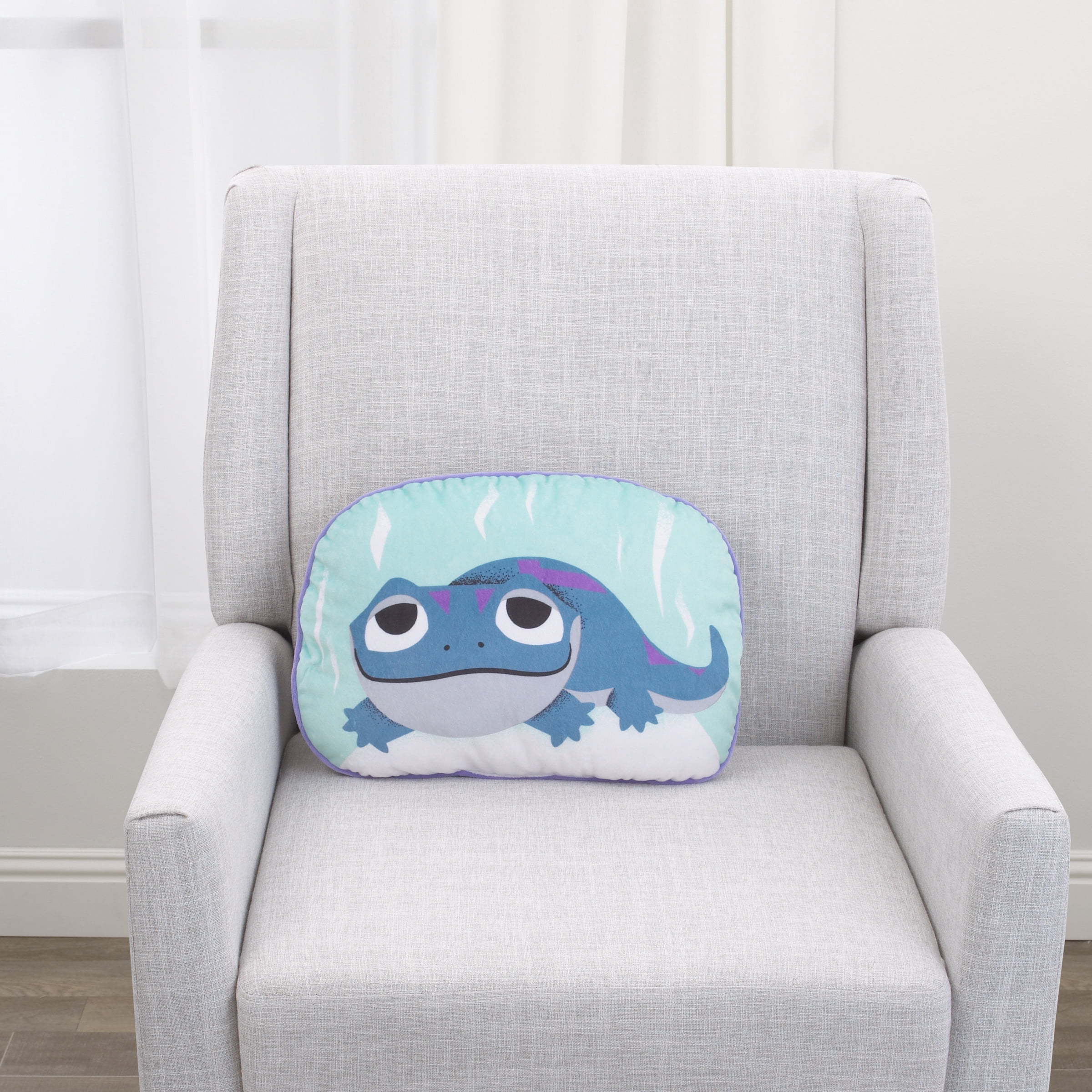 Disney Frozen 2 Double-Sided "Bruni" Toddler Decorative Pillow 15" x 10", Multi-Colored, 1 Count