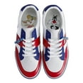 thumbnail image 4 of Looney Tunes Men’s Bugs Bunny and Friends Low-Top Lace-Up Sneakers, Size 7-13, 4 of 6