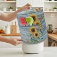 thumbnail image 3 of Vintage Sunflower Pressure Cooker Cover You Are My Sun Shine Butterfly Blue Wood Board Dust Cover for Kitchen Appliances with Top Handle & Storage Pockets, Fits 8 Quart Instant Pot, Air Fryer, 3 of 9