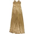 thumbnail image 2 of RENE RUIZ COLLECTION Womens Draped Gown Dress, gold, 4, 2 of 2