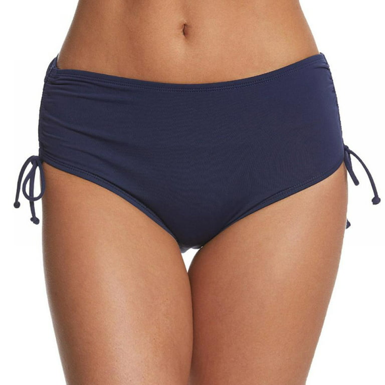 Women's Bikini Bottoms Full Coverage Swimsuit Bottoms Adjustable Tie Side  Bathing Suit Shorts Swim Briefs