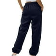 thumbnail image 6 of QATAINLAV Womens Sweatpants 2025, High Waisted Baggy Sweatpants Joggers Sport Active Workout Jogger Pants with Pockets Trousers Dollar Sales Navy XL, 6 of 7