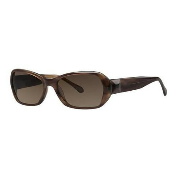 VERA WANG Sunglasses V270 Walnut Horn 54MM